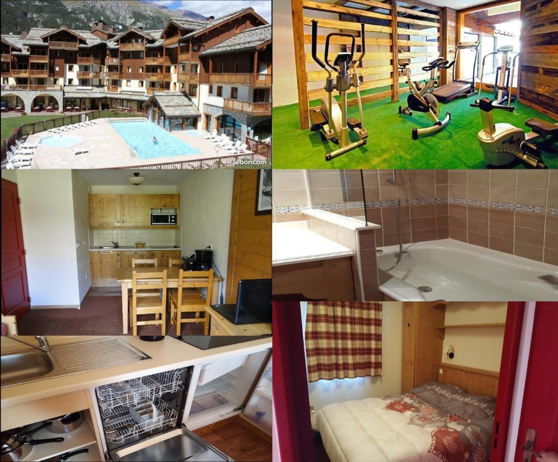 Residence Les Alpages 4 Etoiles - Appartement 4 Personnes - Piscine, Hammam, Sauna, Jacuzzi - Valcenis 73480 ランスルブール・モン・スニ エクステリア 写真
